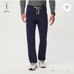 Figs Cairo cargo scrub pants navy M